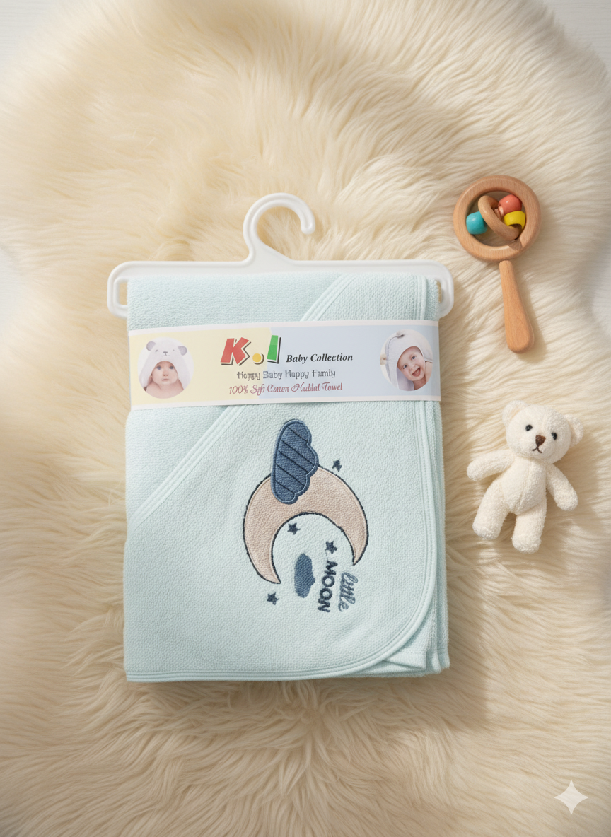 Hooded Baby Bath Towel (30 inches x 30 inches)