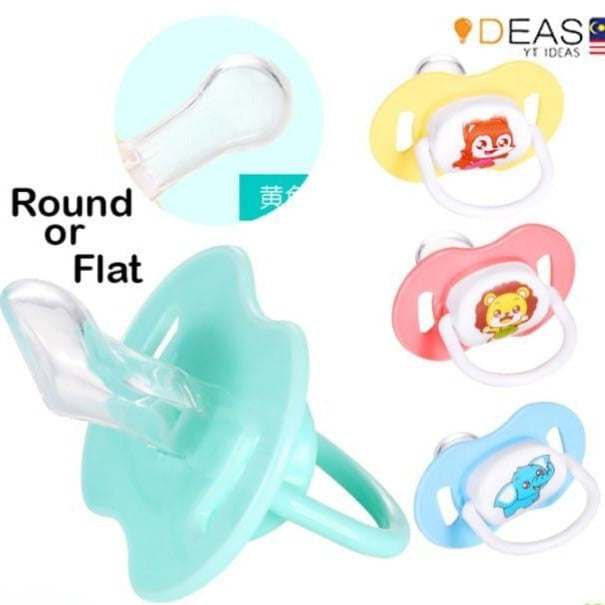 2 Pcs BPA Plastic Multicolor Pacifiers for Infants
