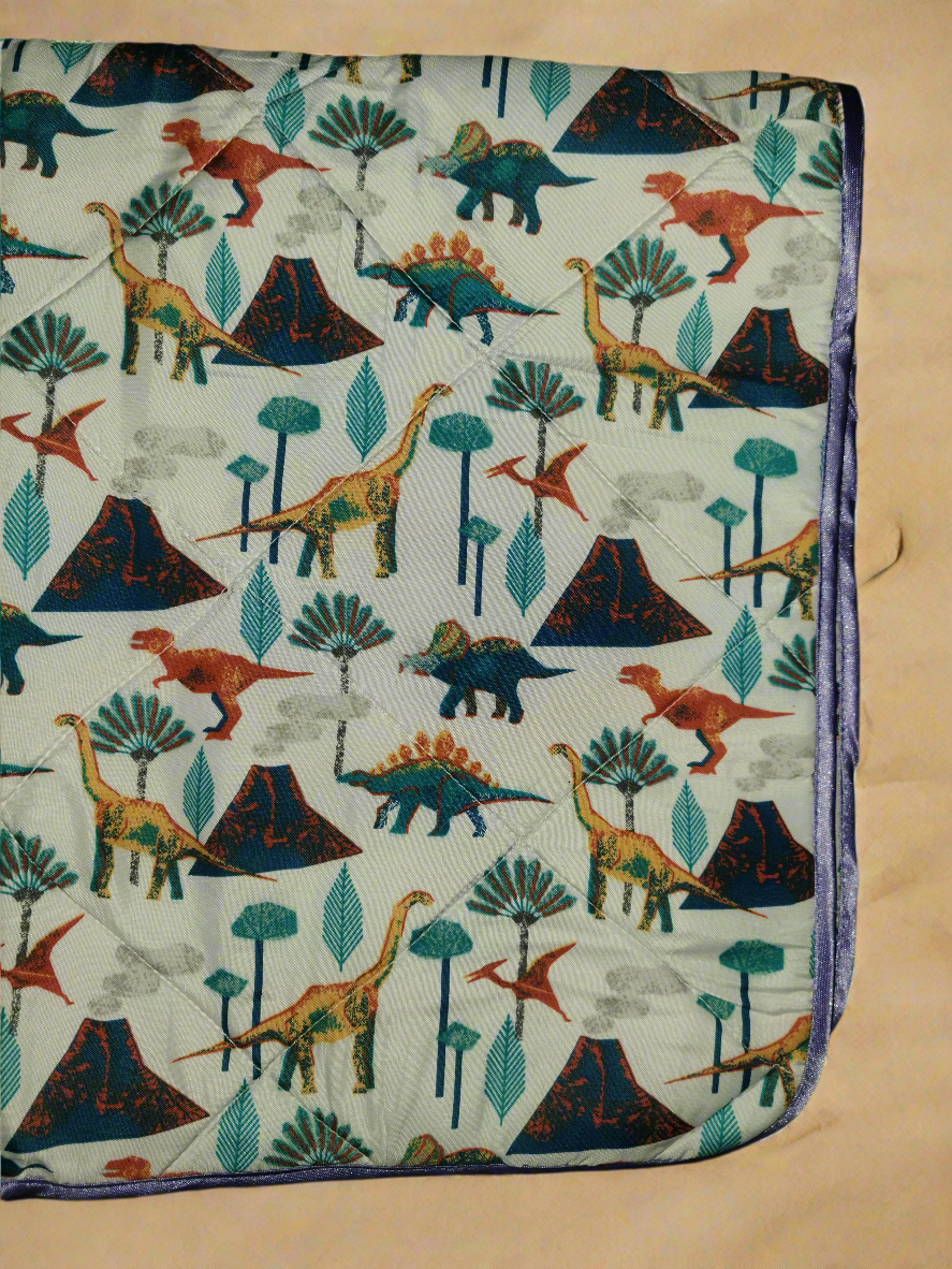 Quilted Baby Play Mat & Changing Pad – Reversible Design