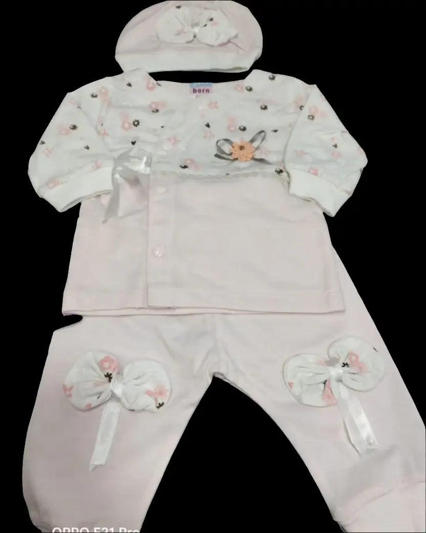 2-Piece Baby Girl Outfit Three Piece (0-3 months)